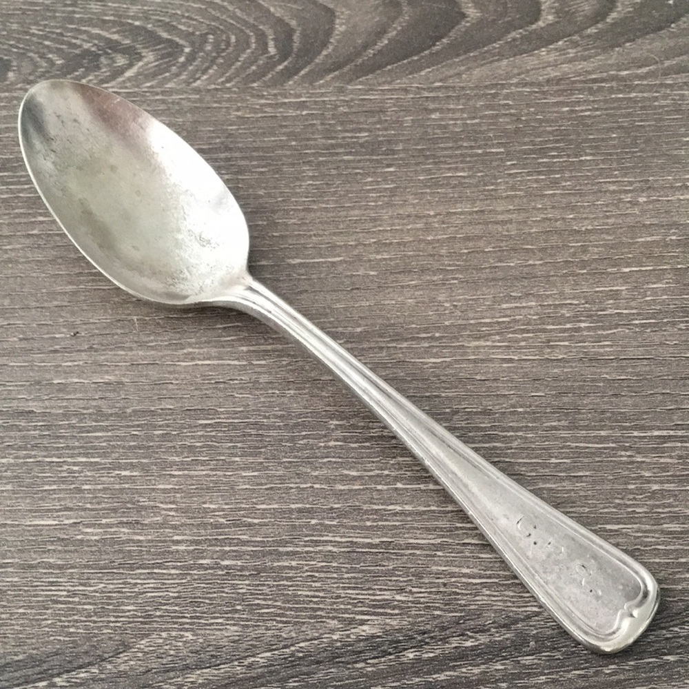 Vintage CPR silver plated spoon